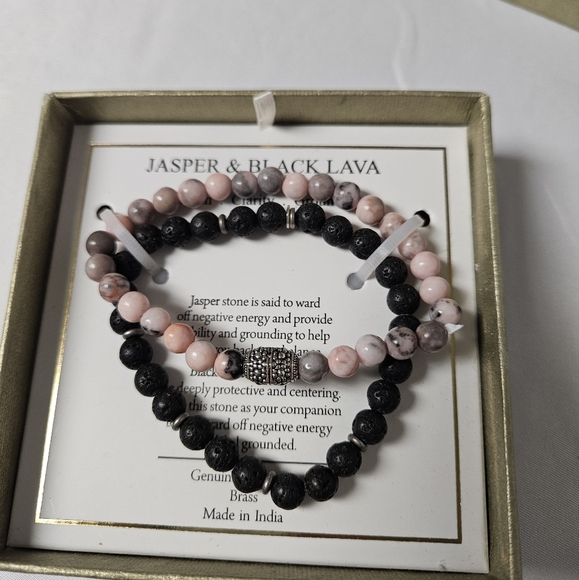 Jasper And Black Lava - Picture 1 of 4